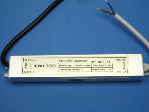 TRANSFORMADOR PARA TIRA LED 25W IP65
