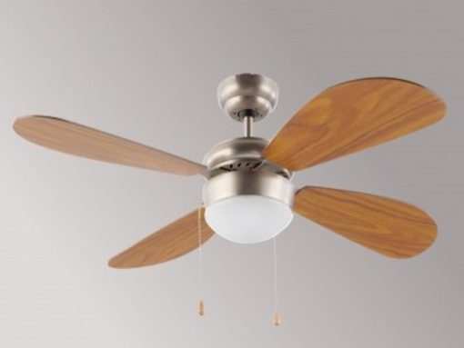 VENT TECHO 105CM, 4 ASPAS C/LUZ VT-105