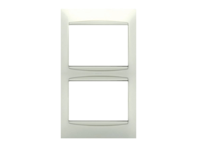 PLACA 2 ELEMENTOS VERTICAL SERIE CORAL EMBELLECEDOR SIN BAST