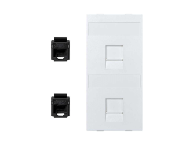 PLACA CIMA V-D 2 CTR. CAT.6 UTP BN