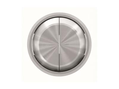 TECLA DOBLE INTERRUPTOR CONMUTADOR SKYMOON CROMO