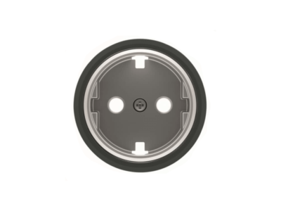 TAPA BASE ENCHUFE SCHUKO SKYMOON CRISTAL NEGRO
