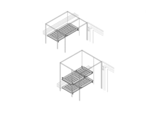 SEGREGACION FRONTAL ESTRUCTURA 300X600MM