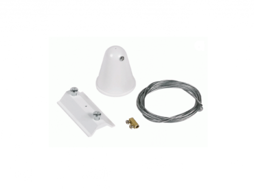 KIT SUSPENSION CABLE ACERO 4M NEGRO