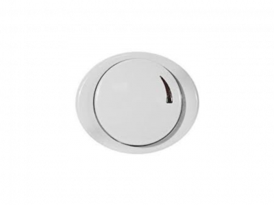 TAPA+BOTON REGUL GIRATORIO BL/BR ALBA  (8960.2 BL)