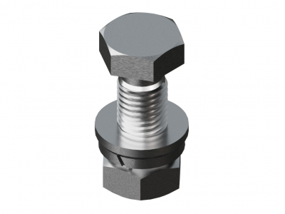 TORNILLO M8X25 HEXAGONAL+GROWER+ARANDELA PLANA S69