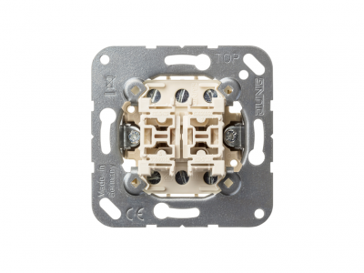 PULSADOR DOBLE CONM 10AX 250V JUNG